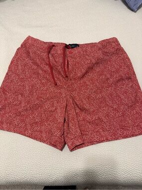 Abercrombie Men’s Red Printed Drawstring Shorts